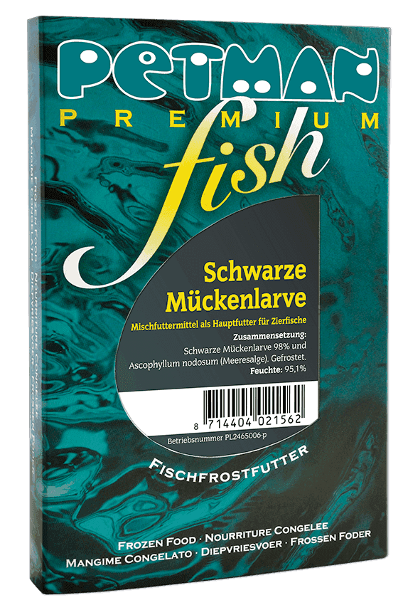 PETMAN fish – Schwarze Mückenlarven 100g
