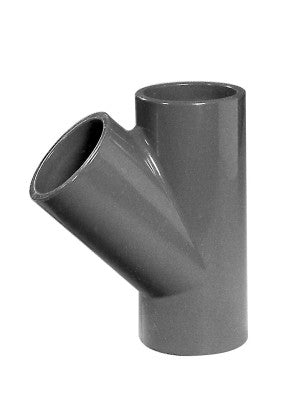 PVC-T-Stück 45°